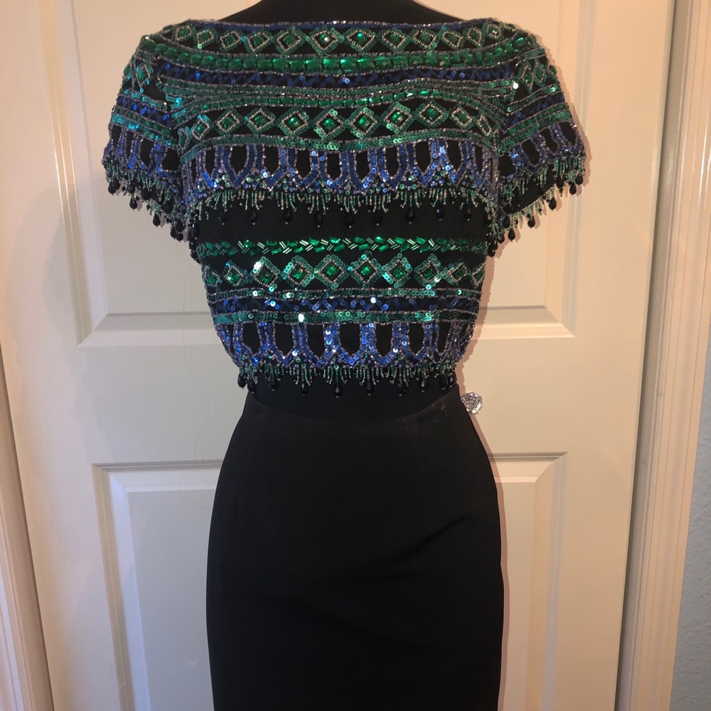Two piece cocktail dress